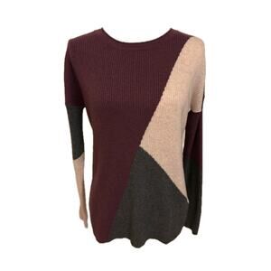Womens SmartWool Sweater Size S Multicolor Purple Gray Merino Wool